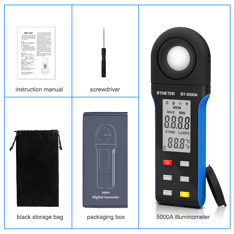 1-400000Lux Digital Light Meter
