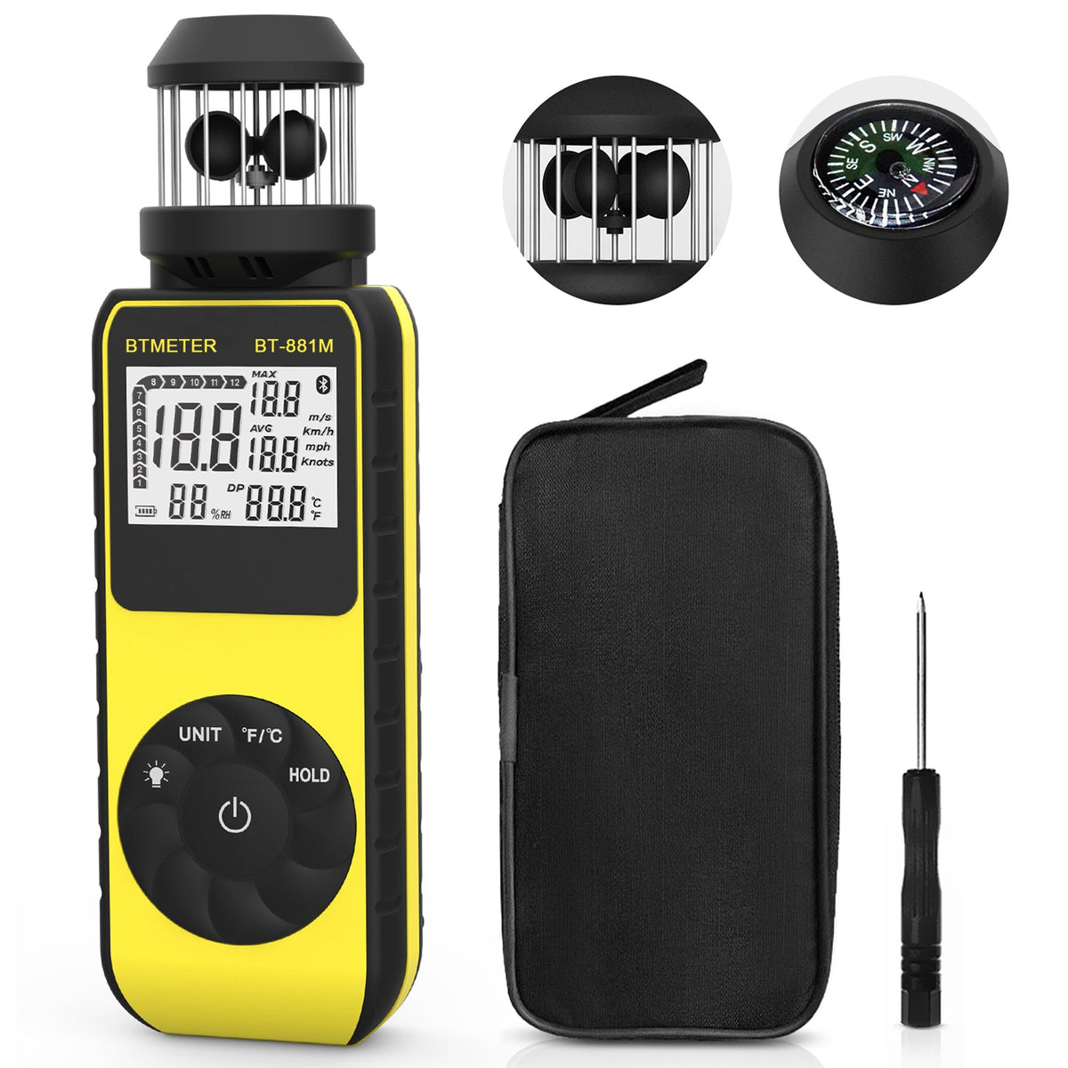 BTMETER 846A Pro HVAC Anemometer Maßnahmen Wind Ge... – Viceal BTMETER 846A Pro HVAC Anemometer Maßnahmen Wind Ge... – Viceal