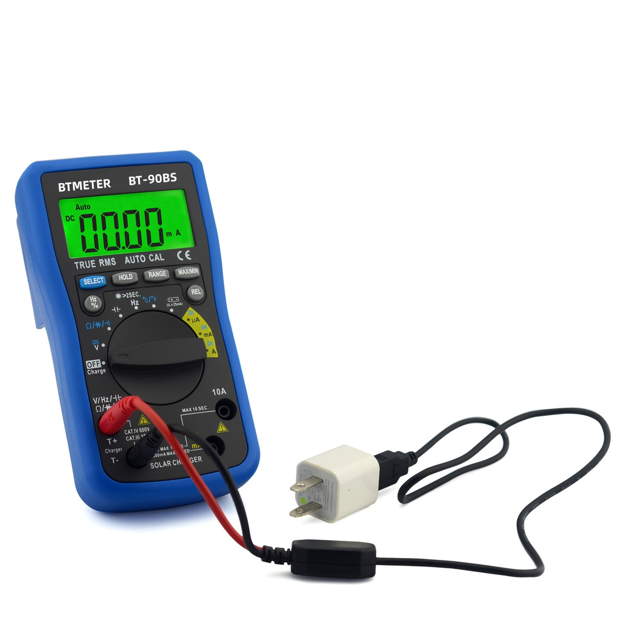 BTMETER BT-90BS Solar Rechargeable Digital Multimeter - btmeter-store