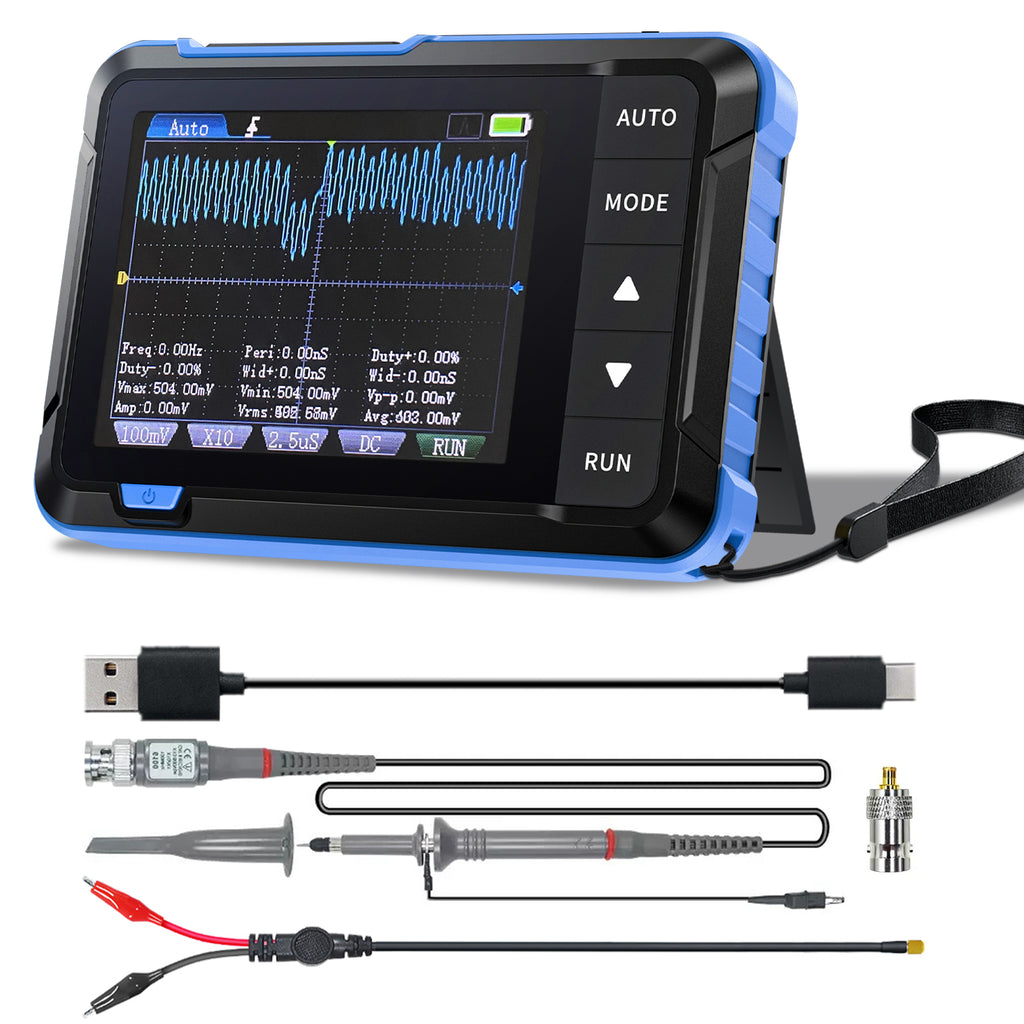 BT-DSO153-B Handheld Digital Oscilloscope 1 MHz bandwidth 5 MS/s sampling rate With signal generator