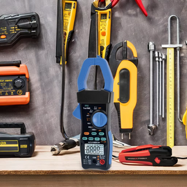 BESTNETER BT-580THigh-Precision 6000-Count Auto-Ranging AC/DC Digital Clamp Meter - Supports 2000V High Voltage Measurement, LCD Display, Ideal for the Solar Industry