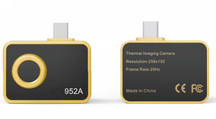BT-952A Mobile Thermal Imager High-definition 256x192 infrared resolution 25Hz frame rate Temperature measurement range: -20°C to 550°C Type-C direct-plug Android mobile phone