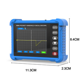 HOLDPEAK HP-250K Mini Oscilloscope - Portable Handheld Tablet Oscilloscope with 250kHz, 2.8'' Screen