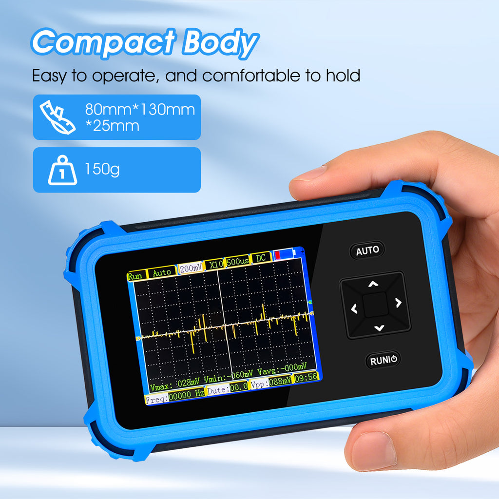 BT-1M Handheld Oscilloscope 1 MHz bandwidth 8.33 Msps sampling rate 2.8-inch display Portable digital oscilloscope
