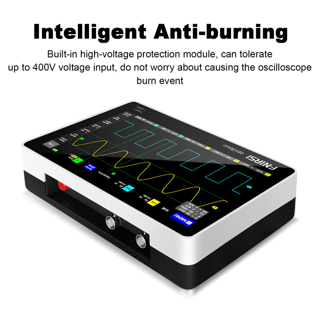Flat-panel Digital Oscilloscope with 2 Channels, 100Mhz Bandwidth, 1GSa/s Sampling Rate