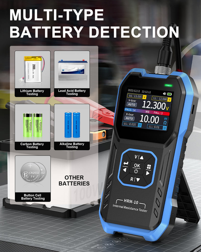 BT-T7-HRM10 Lithium Battery Internal Resistance Tester High-Precision Voltage and Resistance Measurement Instrument Battery Internal Resistance Detection