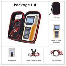Charger l&#39;image dans la galerie, BTMETER BT-EY1600W Solar Panel Tester, 1600W Photovoltaic Panel Multimeter Manual/Auto MPPT Tester with Backlight - btmeter-store