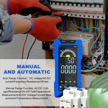 Load image into Gallery viewer, BT-790B True RMS AutoRange Digital Multimeter with Bluetooth APP 6000 Count LCD Display Rechargeable Li-Ion Battery