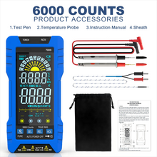 Load image into Gallery viewer, BT-790B True RMS AutoRange Digital Multimeter with Bluetooth APP 6000 Count LCD Display Rechargeable Li-Ion Battery