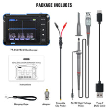 画像をギャラリービューアに読み込む, BT-DSO153-B Handheld Digital Oscilloscope 1 MHz bandwidth 5 MS/s sampling rate With signal generator