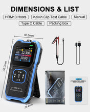Load image into Gallery viewer, BT-T7-HRM10 Lithium Battery Internal Resistance Tester High-Precision Voltage and Resistance Measurement Instrument Battery Internal Resistance Detection