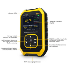 Load image into Gallery viewer, Counter Nuclear Radiation Detector,Portable Handheld X-ray，Y-ray, β-ray Rechargeable Radiation Monitor Meter - btmeter-store