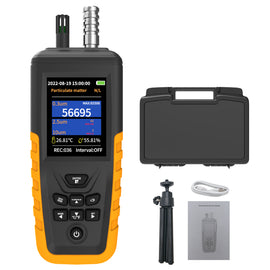 TC-8100+ PM2.5 Detector – 6-Channel Particle Counter with 0.3~10μm, PM2.5/PM10, Temperature & Humidity, 999 Data Logs, 3.2