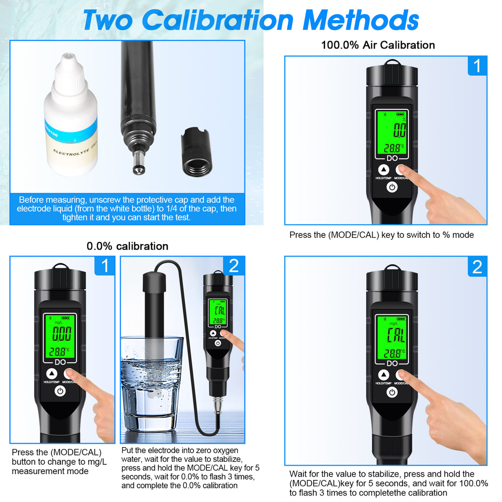 BT-BLE-9100 Portable High-Precision Dissolved Oxygen Meter  Quick Response · Auto Calibration · Dual Temperature Units