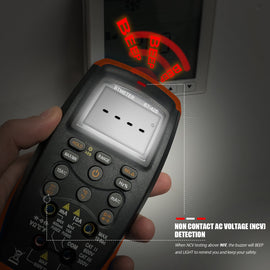 BTMETER BT-42B Digital Multimeter TRMS 6000 Count Voltage Tester