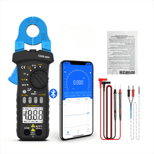 이미지를 갤러리 뷰어에 로드 , BT-7200S-APP Smart Bluetooth Clamp Multimeter - 6000-count true RMS AC/DC clamp meter with APP remote monitoring, capable of measuring voltage/current/resistance/capacitance/frequency/temperature/NCV non-contact voltage measurement.