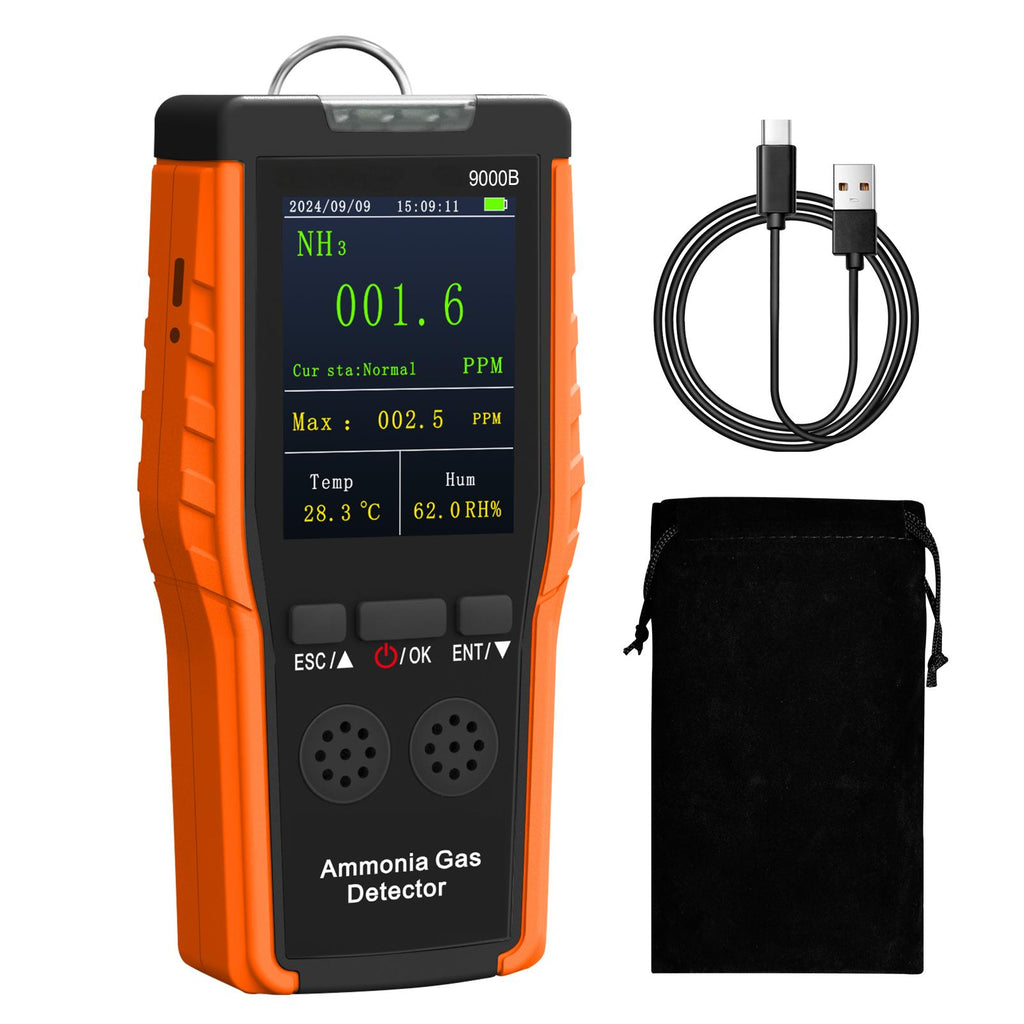 BTMETER BT-9000B Highly Accurate Measuring Range 0-100ppm Continuous Quantitative Ammonia Detector