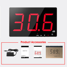 Load image into Gallery viewer, BT-T4-SW525A Professional Portable Digital Sound Level Meter｜30-130dB Wide Range｜A-Weighted FAST Response｜Audible and Visual Alarms｜Industrial Environmental Noise Monitor