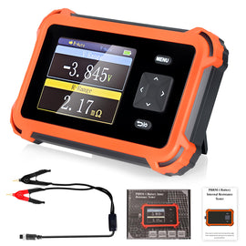 BT-T9-PBRM Precision Battery Internal Resistance Tester｜1kHz AC Method｜Four-Wire Kelvin Clamp｜0.5% High Accuracy｜0-100Ω/±110V Dual Measurement｜Type-C Charging Portable Model