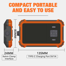 Cargar imagen en el visor de la galería, BT-T9-PBRM Precision Battery Internal Resistance Tester｜1kHz AC Method｜Four-Wire Kelvin Clamp｜0.5% High Accuracy｜0-100Ω/±110V Dual Measurement｜Type-C Charging Portable Model