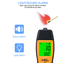 Carregar imagem no visualizador da galeria, BT-T0-AS8700A High-Precision Carbon Monoxide Detector Range: 0–1000 ppm 200 ppm automatic alarm Data hold function Portable CO concentration monitoring