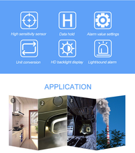 Carregar imagem no visualizador da galeria, BT-T0-AS8700A High-Precision Carbon Monoxide Detector Range: 0–1000 ppm 200 ppm automatic alarm Data hold function Portable CO concentration monitoring