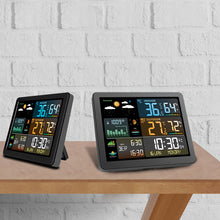 画像をギャラリービューアに読み込む, HP-T7-3566M Professional Multi-Function Wireless Weather Station: Indoor/Outdoor Temperature and Humidity Monitoring Includes Barometric Pressure Trend and Weather Forecast Dual Alarm Clock Moon Phase and Tide Display