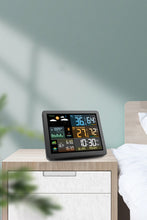 画像をギャラリービューアに読み込む, HP-T7-3566M Professional Multi-Function Wireless Weather Station: Indoor/Outdoor Temperature and Humidity Monitoring Includes Barometric Pressure Trend and Weather Forecast Dual Alarm Clock Moon Phase and Tide Display