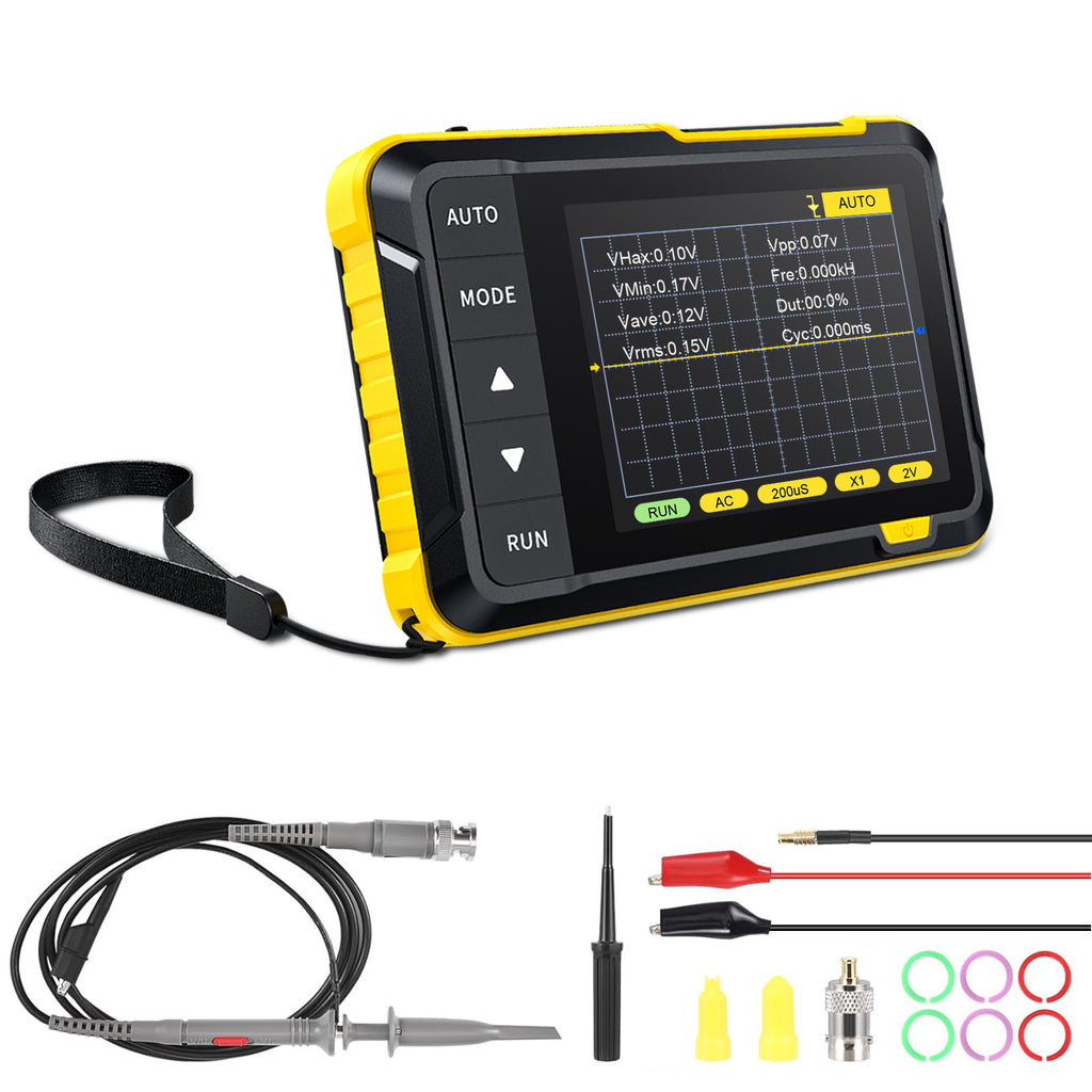 BT-DSO152-B Handheld Oscilloscope Features built-in 1kHz calibration and signal generator Powered by lithium battery