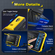 画像をギャラリービューアに読み込む, BT-DSO152-B Handheld Oscilloscope Features built-in 1kHz calibration and signal generator Powered by lithium battery
