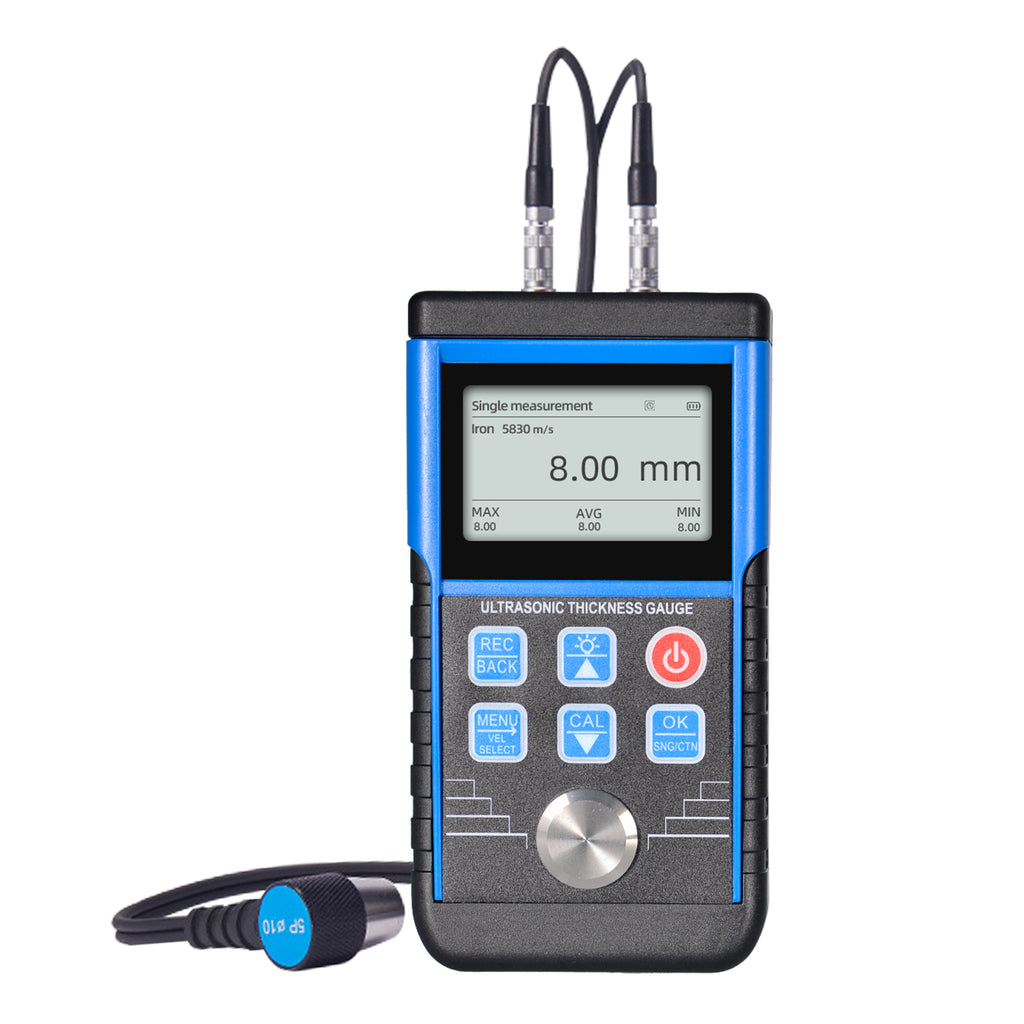 BT-130D Ultrasonic Thickness Gauge High precision 1.0–350mm range 0.01mm resolution 100-group data storage