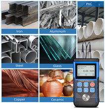 Load image into Gallery viewer, BT-130D Ultrasonic Thickness Gauge High precision 1.0–350mm range 0.01mm resolution 100-group data storage