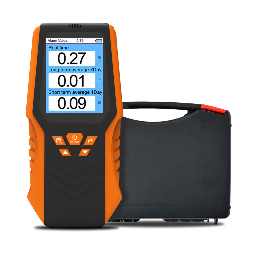 HP-T9-DM68R High-Efficiency Precise Radon Gas Detector Ionisation Technology: 1.5-Second Rapid Sampling LCD Display: Real-Time/Average Concentration Portable for Domestic Use