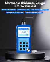 画像をギャラリービューアに読み込む, HP-T9-DR83S High-Precision Ultrasonic Thickness Gauge 0.9–300mm Colour Screen Portable Standard/Microcrystalline/High-Temperature Probes Optional