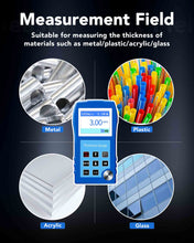 画像をギャラリービューアに読み込む, HP-T9-DR83S High-Precision Ultrasonic Thickness Gauge 0.9–300mm Colour Screen Portable Standard/Microcrystalline/High-Temperature Probes Optional