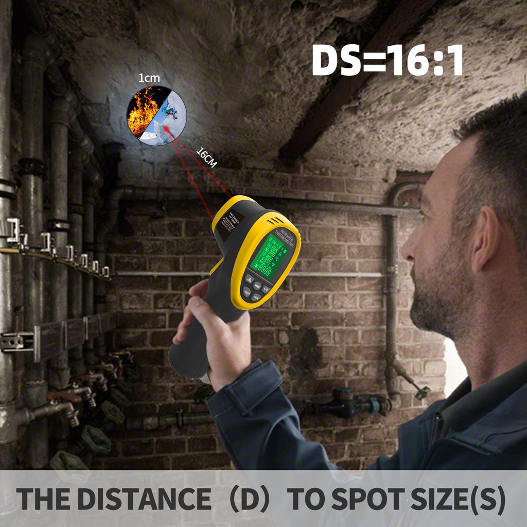BTMETER BT-985E Infrared Thermometer -58℉~1472℉ (-50℃~800℃) - btmeter-store