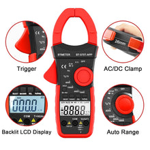이미지를 갤러리 뷰어에 로드 , BTMETER 570T - APP AC/DC 1000A Clamp Multimeter, 4000 Counts Digital Clamp - on Meter with Data Logging Measure Amp Volt Ohm Capacitance Frequency Temperature Continuity, Electrical Tester - btmeter - store
