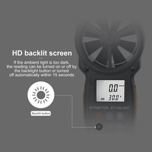 Charger l&#39;image dans la galerie, BTMETER BT-100-APP Digital Anemometer, Handheld APP Data Support Wind Speed Meter - btmeter-store