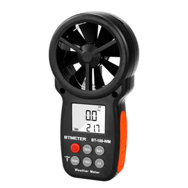 BTMETER BT-100-WM Anemometer 6 in 1 Wind Speed Meter - btmeter-store