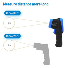 Cargar imagen en el visor de la galería, BTMETER BT-1500 Digital Infrared Thermometer -50℃~1500℃ DS 30:1 - btmeter-store