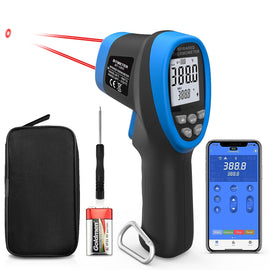 BTMETER BT-1500APP Digital Infrared Thermometer -50℃~1500℃ DS 30:1, Connect the Phone - btmeter-store