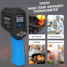Cargar imagen en el visor de la galería, BTMETER BT - 1580C - APP Color Display Infrared Thermometer - 50℃ to 1580℃( - 58 to 2876℉) - btmeter - store