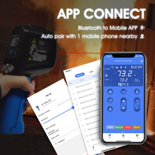 Cargar imagen en el visor de la galería, BTMETER BT - 1580C - APP Color Display Infrared Thermometer - 50℃ to 1580℃( - 58 to 2876℉) - btmeter - store