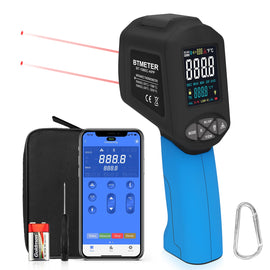 BTMETER BT - 1580C - APP Color Display Infrared Thermometer - 50℃ to 1580℃( - 58 to 2876℉) - btmeter - store