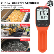 Load image into Gallery viewer, BTMETER BT-1600-APP Waterproof Infrared Thermometer 30:1, Touchscreen Laser Thermometer, Connct the Phone - btmeter-store
