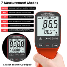 Load image into Gallery viewer, BTMETER BT-1600-APP Waterproof Infrared Thermometer 30:1, Touchscreen Laser Thermometer, Connct the Phone - btmeter-store