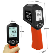 Cargar imagen en el visor de la galería, BTMETER BT - 1880 Infrared Thermometer Temperature - 58°F to 3416°F, D:S=50:1 - btmeter - store