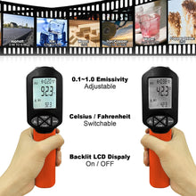 Cargar imagen en el visor de la galería, BTMETER BT - 1880 Infrared Thermometer Temperature - 58°F to 3416°F, D:S=50:1 - btmeter - store