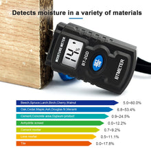Load image into Gallery viewer, BTMETER BT-2GD Wood Moisture Meter LCD Display Type Probe Measure - btmeter-store