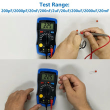 Load image into Gallery viewer, BTMETER BT-36D Capacitance Tester Meter Manual Range 1999 Counts - btmeter-store